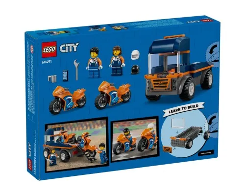 Конструктор LEGO City Транспортер мотоциклів (60491)