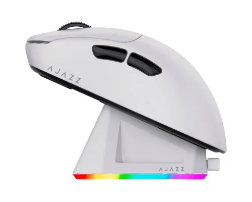 Мишка Ajazz AJ179P MC Charging Dock Wireless/Bluetooth/USB White (AJ179P-MC-W)
