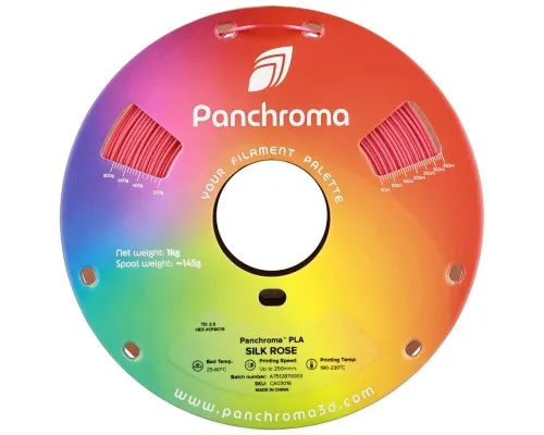 Пластик для 3D-принтера Polymaker PLA PANCHROMA SILK 1,75mm 1kg ROSE (CA03016)