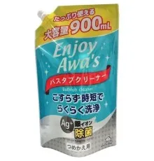 Піна для чищення ванн Rocket Soap Foaming Bathtub Cleansing З іонами срібла Змінний блок 900 мл (4903367093608)
