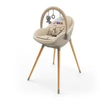 Стілець для годування Kinderkraft 2 в 1 Fini Up Beige (5902533930104)