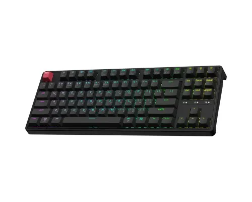 Клавіатура Keychron C3 Max Super Red Switch RGB Wireless/Bluetooth/USB UA Black (C3M-H1-UA)
