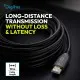 Кабель мультимедійний HDMI M to HDMI M 40.0m V2.1 8K60Hz AOC 48Gbps black Digitus (AK-330126-400-S)