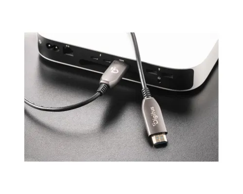 Кабель мультимедійний HDMI M to HDMI M 40.0m V2.1 8K60Hz AOC 48Gbps black Digitus (AK-330126-400-S)