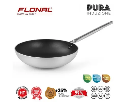 Сковорода Flonal ВОК Pura Induction Professional 32 см (GPRWO3270) (DAS303710)