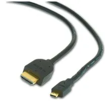 Кабель мультимедійний HDMI M to HDMI micro M 1.8m Cablexpert (CC-HDMID-6)