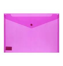 Папка - конверт Buromax А4, with a button, pink (BM.3926-10)
