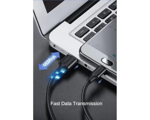 Дата кабель USB 2.0 AM to Micro 5P 1.0m US289 Black Ugreen (60136)