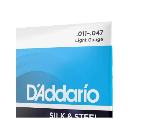 Струни для гітари D'Addario Silk & Steel Folk Regular Light (11-47) (EJ40)