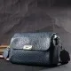 Сумка Vintage Шкіряна жіноча Синя (22402)