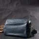 Сумка Vintage Шкіряна жіноча Синя (22402)
