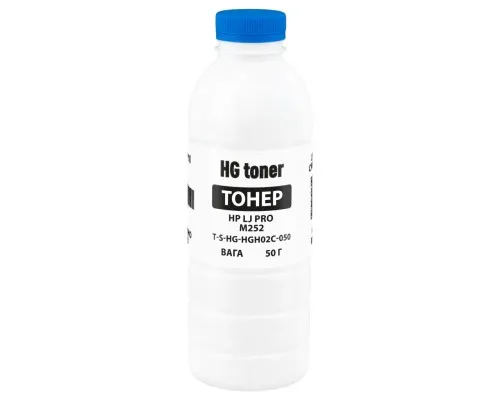 Тонер HP CLJ Pro M252 50г, cyan HG (TSM-HGH02C-050)