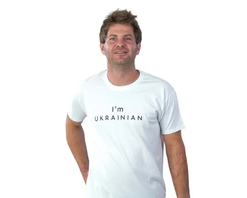 Футболка Sol's Imperial 190 I'am Ukrainian білий M (11500102/138M)