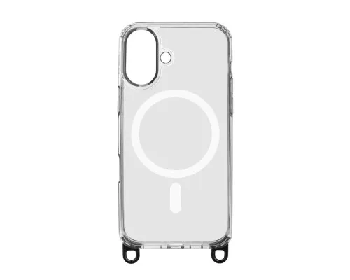 Чохол до мобільного телефона Armorstandart Crossbody Air MagSafe Rope Apple iPhone 16 Clear (ARM86376)