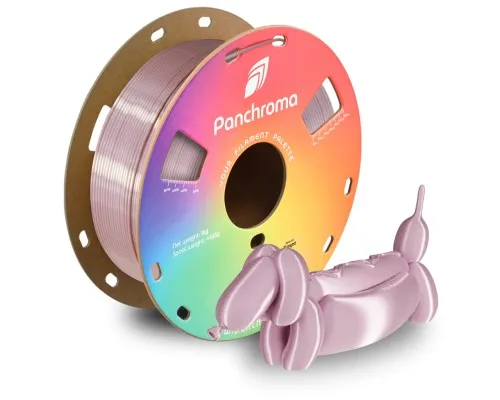 Пластик для 3D-принтера Polymaker PLA PANCHROMA SILK 1,75mm 1kg ROSE GOLD (CA03017)