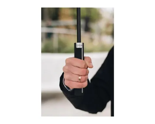 Парасоля Krago тростина Soft Black з ручкою із гумовим покриттям (umb-9-001)