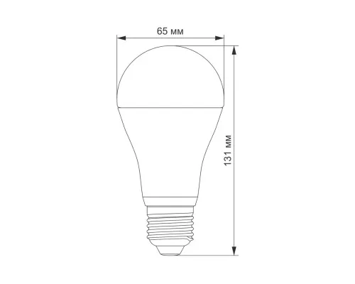 Лампочка TITANUM LED A65e 20W E27 4100K (VL-A65e-20274)
