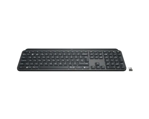 Клавіатура Logitech MX Keys Advanced for Business Wireless Illuminated UA Graphite (920-010251)