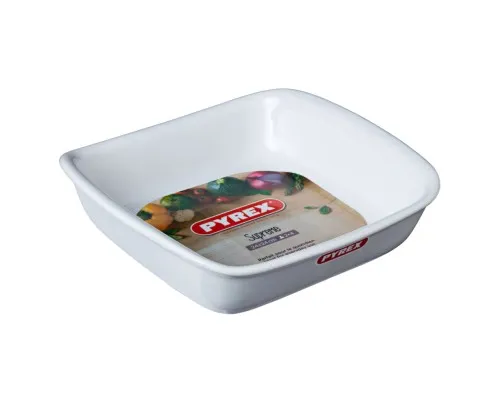 Форма для випікання Pyrex Supreme white квадратна 24 х 24 см (SU24SR1/7246)