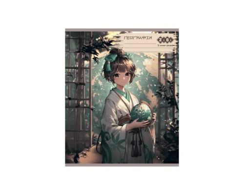 Зошит ZiBi набір учнівських ANIME 48 аркушів клітинка 10 штук, 8 предметів (ZB.1704-99)