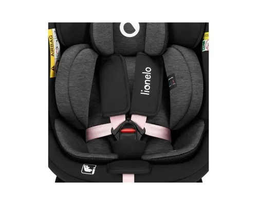 Автокрісло Lionelo Navy I-Size Black Pink (LO-NAVY I-SIZE BLACK PINK)