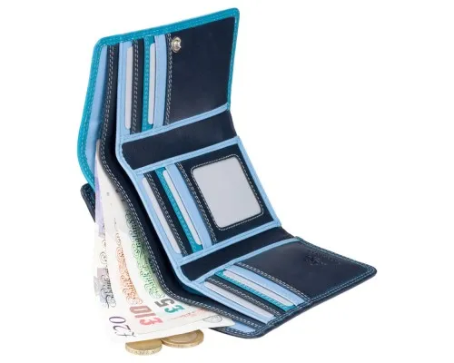 Гаманець Visconti RB43 Bora з RFID Blue Multi (RB43 BLUE M)