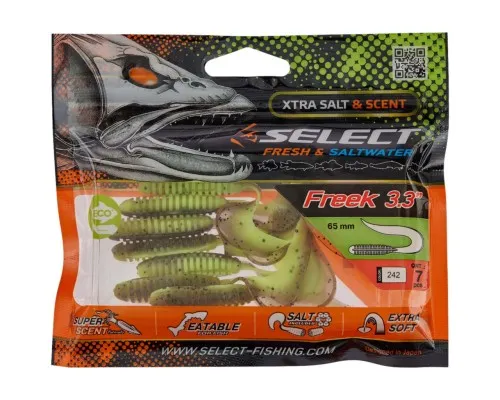 Силікон рибальський Select Freek 3.3" 242 (7 шт/уп) (1870.72.34)