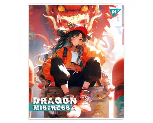 Зошит Yes Dragon mistress 12 аркушів лінія (767506)