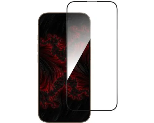 Скло захисне Intaleo Full Glue Apple iPhone 16 Pro Black (1283126593802)