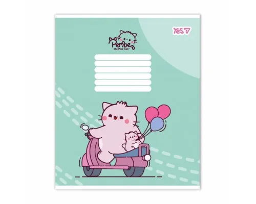 Зошит Yes Pembe the cat А5 18 аркушів лінія (769091)
