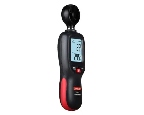 Анемометр Wintact крильчастий Bluetooth 0,3-30 м/с, -10-45°C (WT82B)