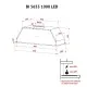Витяжка кухонна Perfelli BI 5653 I 1000 LED