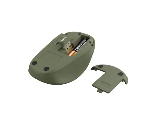 Мишка Trust YVI+ Silent Eco Wireless Green (24552)