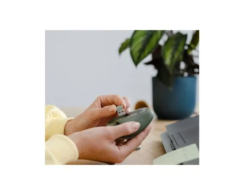 Мишка Trust YVI+ Silent Eco Wireless Green (24552)