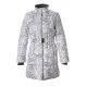 Пальто дитяче Huppa YACARANDA 12030030 білий з принтом 110 (4741632039445)