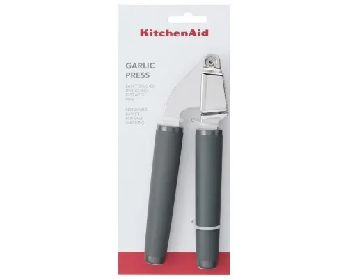 Прес для часнику KitchenAid Coreline 19 см сірий (KAS132OHCGG)