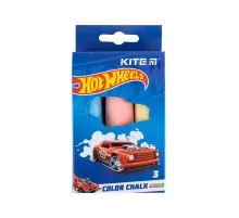 Крейда Kite кольорова Jumbo Hot Wheels, 3 кольори (HW24-077)