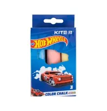 Крейда Kite кольорова Jumbo Hot Wheels, 3 кольори (HW24-077)
