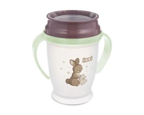Поїльник-непроливайка Lovi 360 250 мл Night&Day Rabbit (1/610)