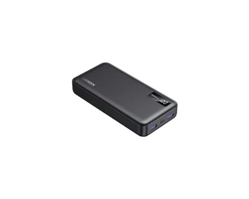 Батарея універсальна Ugreen 20000mAh 22,5W PD, 2хUSB-A, 2xUSB-C Black (PB312) (25683)