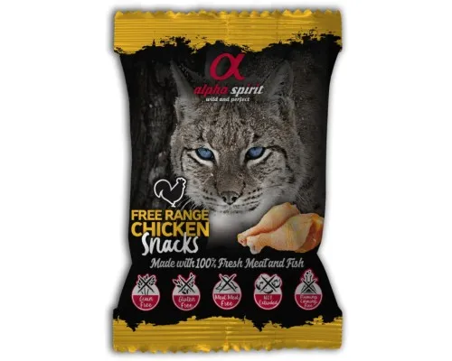 Ласощі для котів Alpha Spirit Chicken Snacks 50 г (8436586310103)