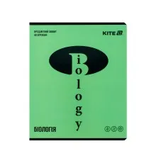 Зошит Kite предметний Bright 48 аркуші, клітинка, біологія (K25-240-17)