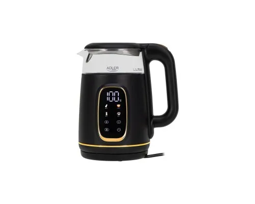 Електрочайник Adler AD 1305 black gold