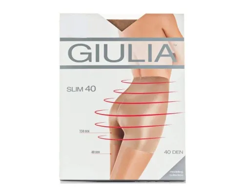 Колготи Giulia Slim 40 Den Cappuccino - 5XL (4824092067354)