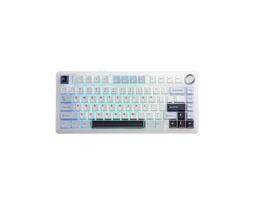 Клавіатура Aula F75 Pink Switch USB UA White (6978080504883)