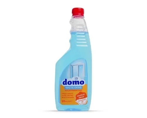 Засіб для миття скла Domo Синій Запаска 525 мл (4820024947398)
