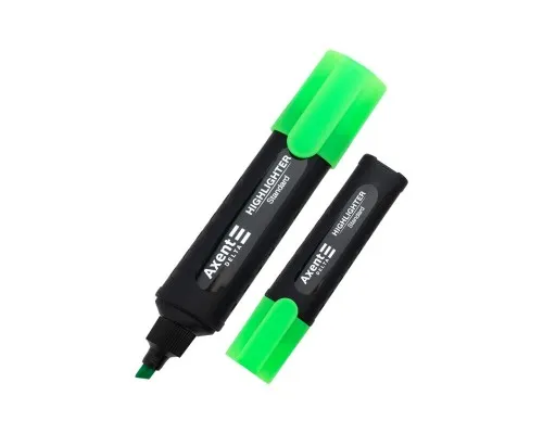 Маркер Axent Highlighter Standard D2505, 1-5 мм клиноп. зелений (D2505-04)