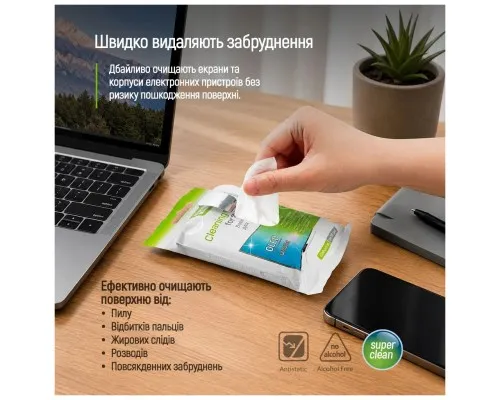 Серветки ColorWay для LCD та TFT 20pcs (CW-1070)