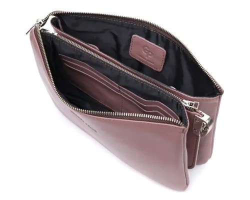 Сумка Grande Pelle З натуральної шкіри Пудрова (11634)