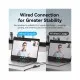 Перехідник USB-C + USB A to RJ45 Ethernet 1000Mbps 0.15m aluminum gray Vention (CFQHB)
